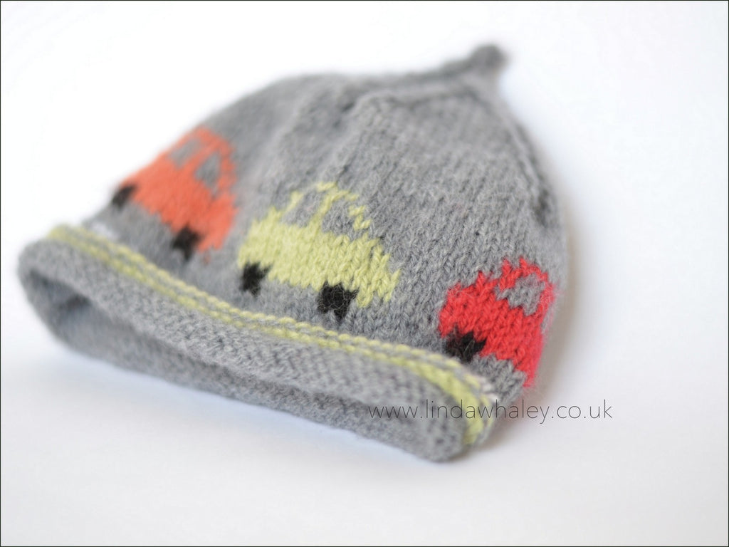 LITTLE CARS BEANIE – Linda Whaley Knitting Pattern Collections